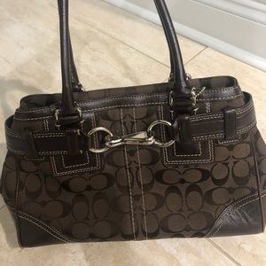 Authentic Coach bag brown